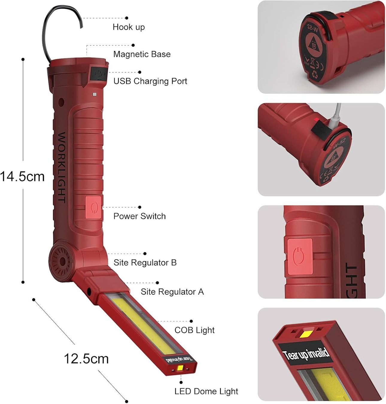 Lampade: LED Arbeitsleuchte 2 Stück – Nuovo e nell'imballaggio originale da Nuglar venduto da SaleRitter 5