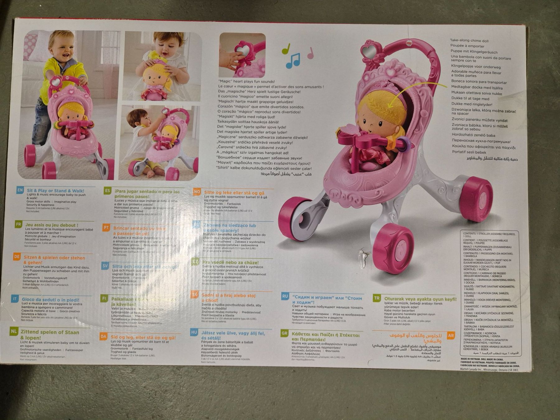 Fisher-Price Fahrzeuge für Kinder: Fisher Princess Lauflernwagen – Neu und originalverpackt aus Brugg AG von ars_5h7f 1