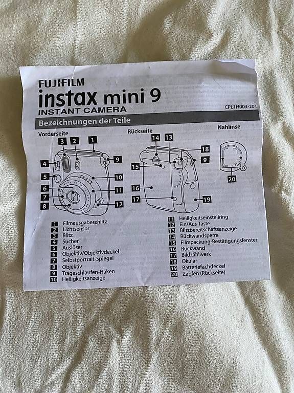 Fotocamera: Fujifilm Instax Mini 9 Sofortbildkamera – Nuovo e nell'imballaggio originale da Zürich venduto da iri_cyr9 1
