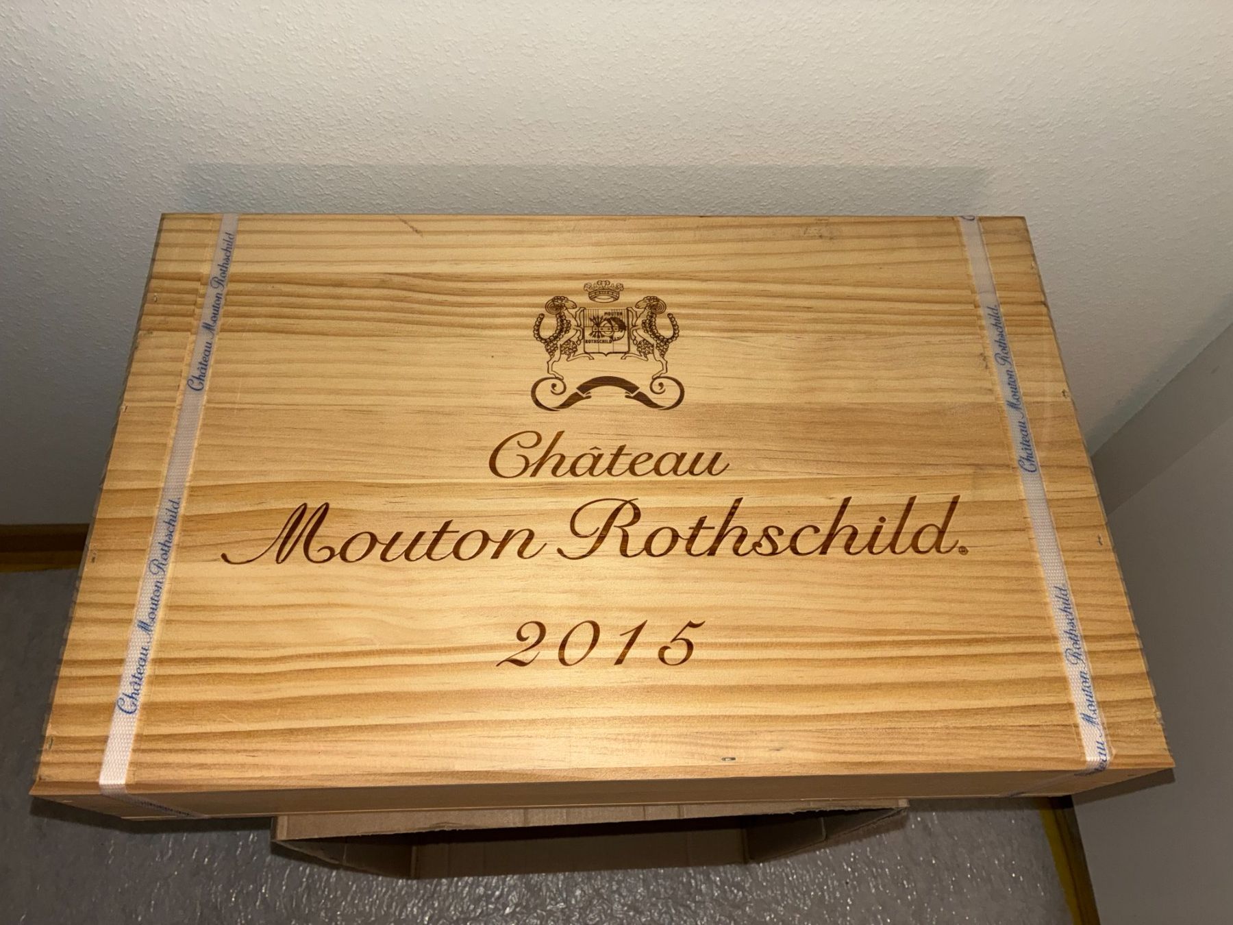 Mouton Rothschild Wein: Château Mouton Rothschild 2015 – Neu und originalverpackt aus Clarens von gambrinus70