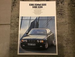 BMW 520i-535i Farben Polster 1988