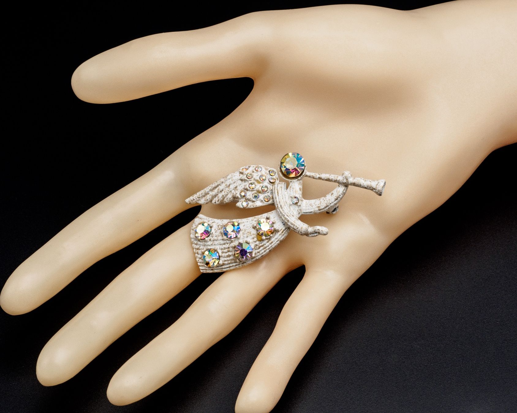 Broches & Aiguilles: Vintage Brosche; Engel; Strass – D'occasion à Zürich par nostalgic_treasures 1