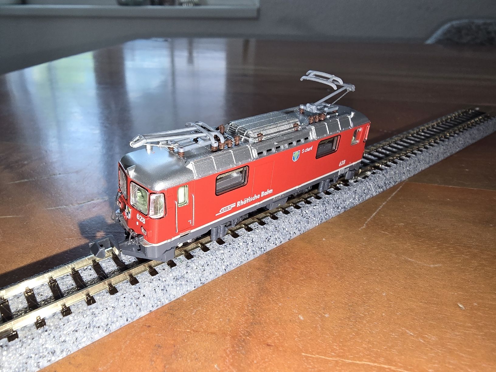 Modellini di ferrovie: MDS  N-RhB-Elok Ge4/4II 628 "S-Chanf – Nuovo e nell'imballaggio originale da Mels venduto da was_7dsx