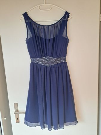 Cocktailkleid Gr. 38 navyblau