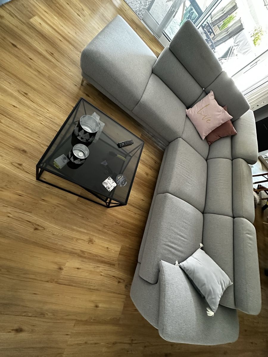 Pfister Divani: Grosses Ecksofa in Grau von Pfister – Usato da Ermenswil venduto da sab_5lvq