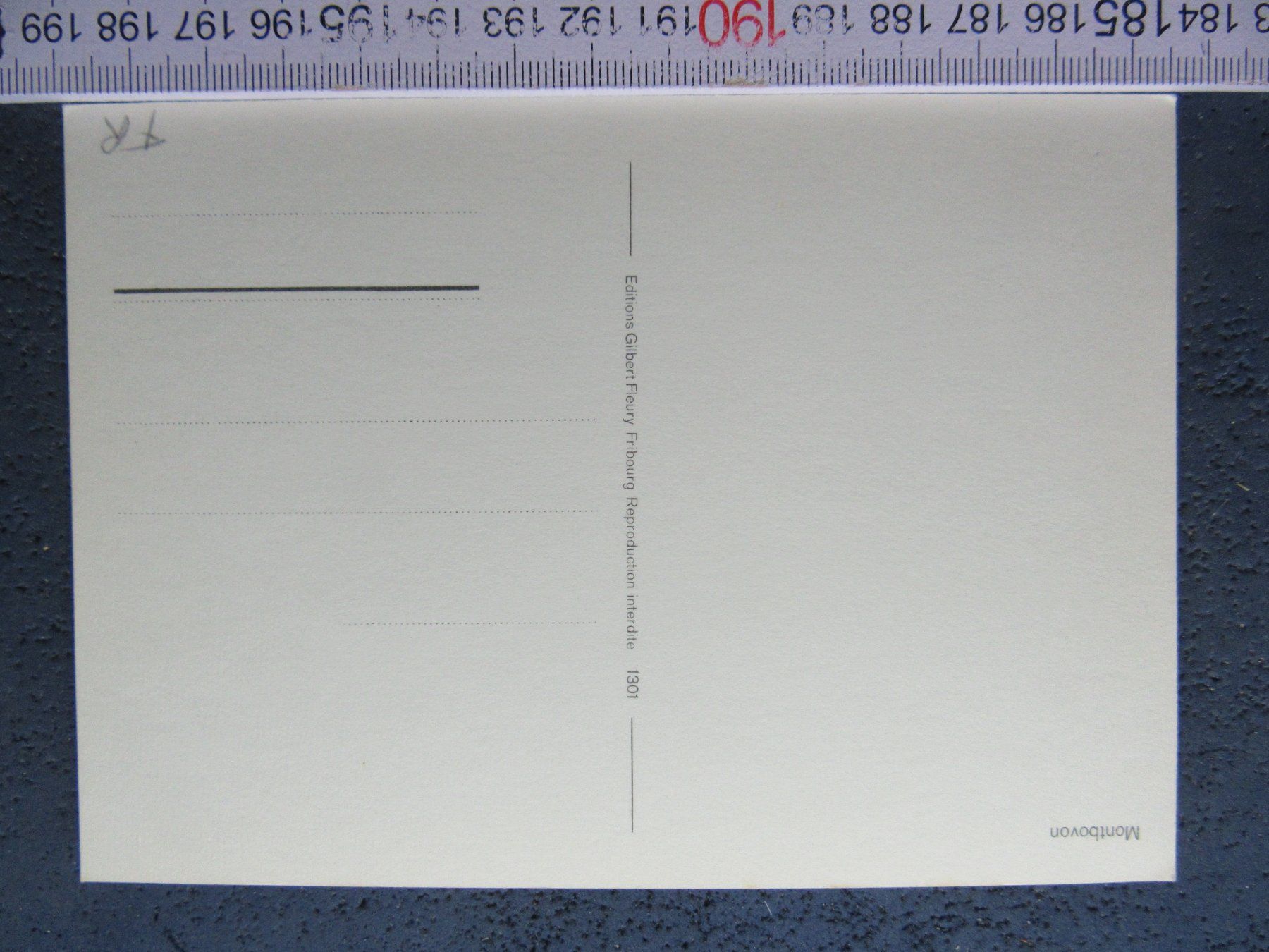 Cartoline postali: MONTBOVON FR AK – Usato da Ettingen venduto da Hausi4711 1