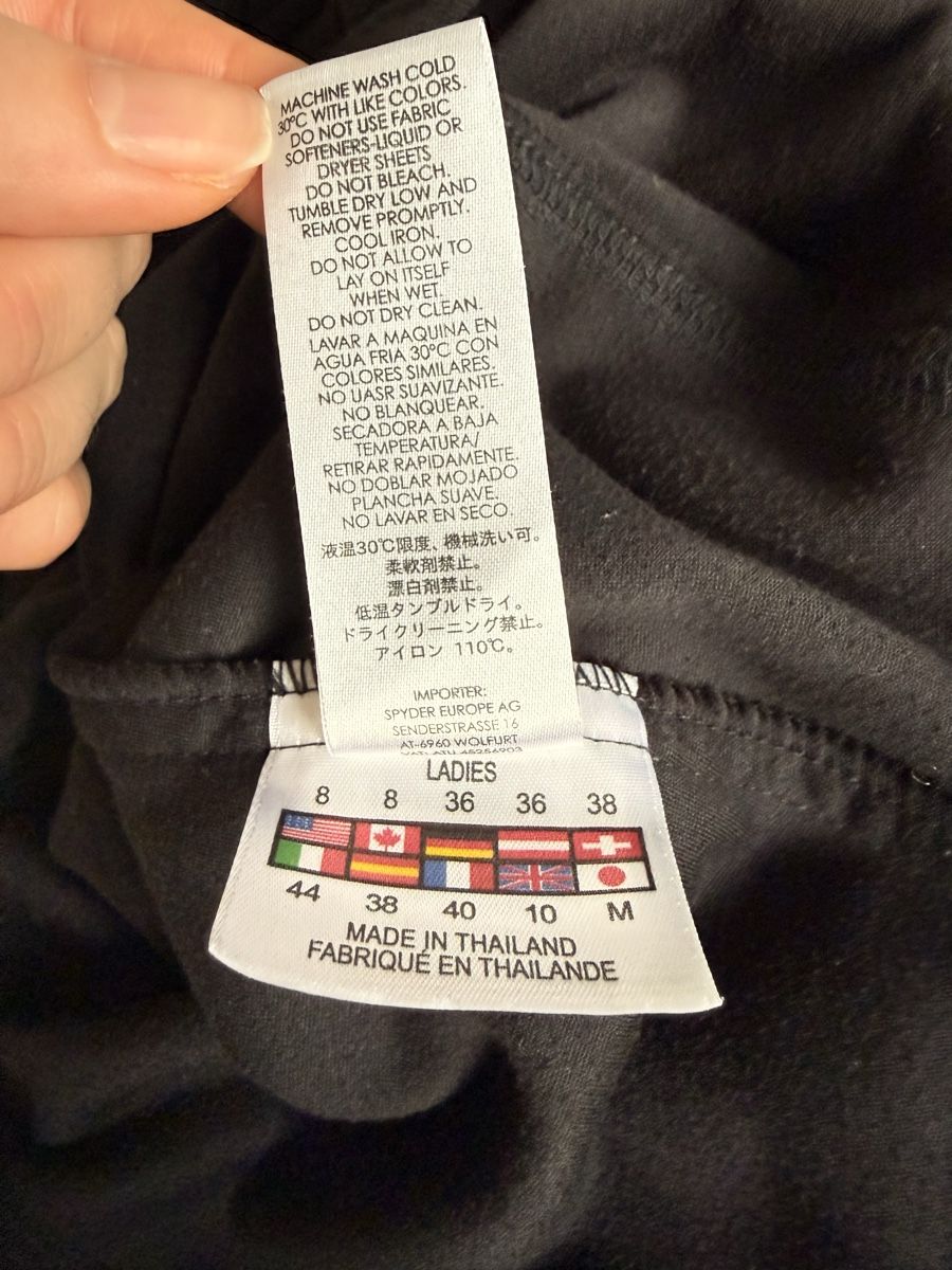 Spyder Maglioni & Felpe: Spyder Damen-Shirt, Gr. M, Schwarz Pullover warm – Usato da Staad SG venduto da Chirrari 4