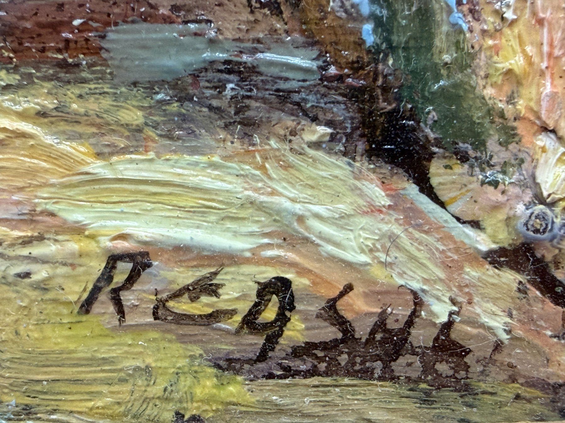 R. CASALI – Huile sur panneau 