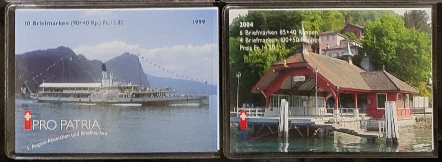 Alle Briefmarken: 10 Pro-Patria Markenheftchen, Nominal CHF 72.10, postfrisch – Neu und originalverpackt aus Castione von Rx-stamps 5