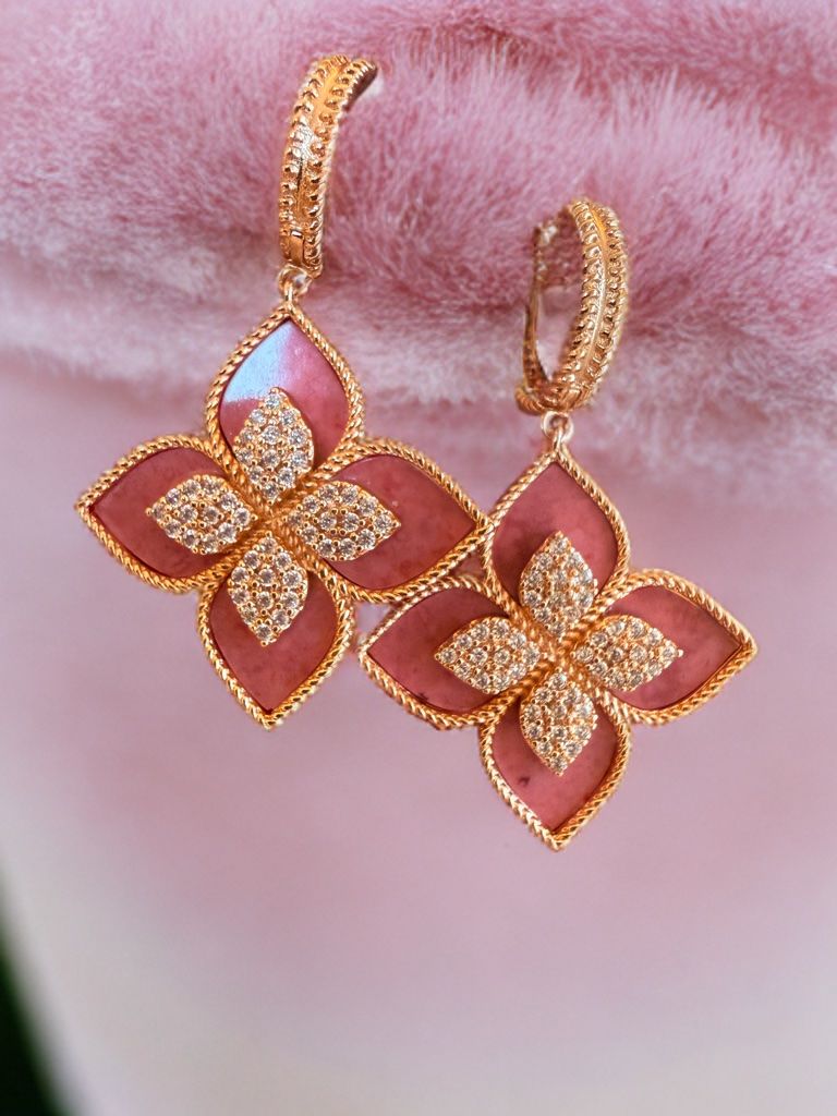 Orecchini pendenti & Orecchini a lobo: Boucles d’oreilles Aura Florale – Nuovo e nell'imballaggio originale da St-Maurice venduto da Sandrinette123 3