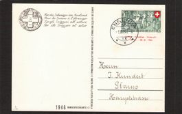FDC Bundesfeierkarte Nr. 82 , gel. 1.Vlll.1946 , Ennenda GL