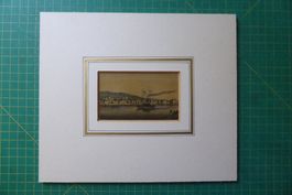 Aquatinta Dickenmann - Rorschach 1856 im PP