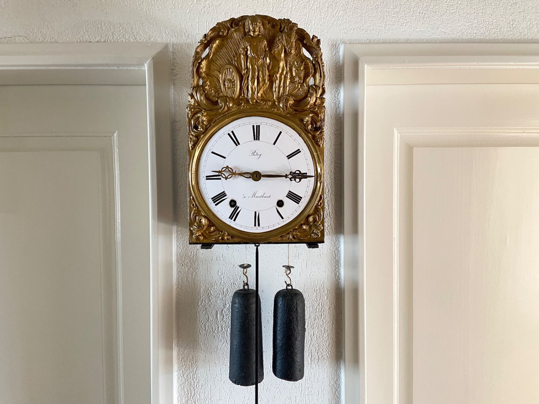 Orologi da terra & Orologi da parete: 🟢   Comtoise mit Faltpendel – Usato da Zürich venduto da trashtussi 1