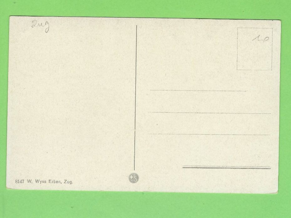 Cartoline postali: Stadt Zug – Usato da Zürich venduto da t24_de 1