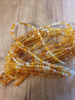 1 Strang Natürliche Orange Gestreiften Achate 4 mm