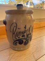 Römertopf (Höhe 14.5 cm, 0,7 liter ) Steingut mit Deckel