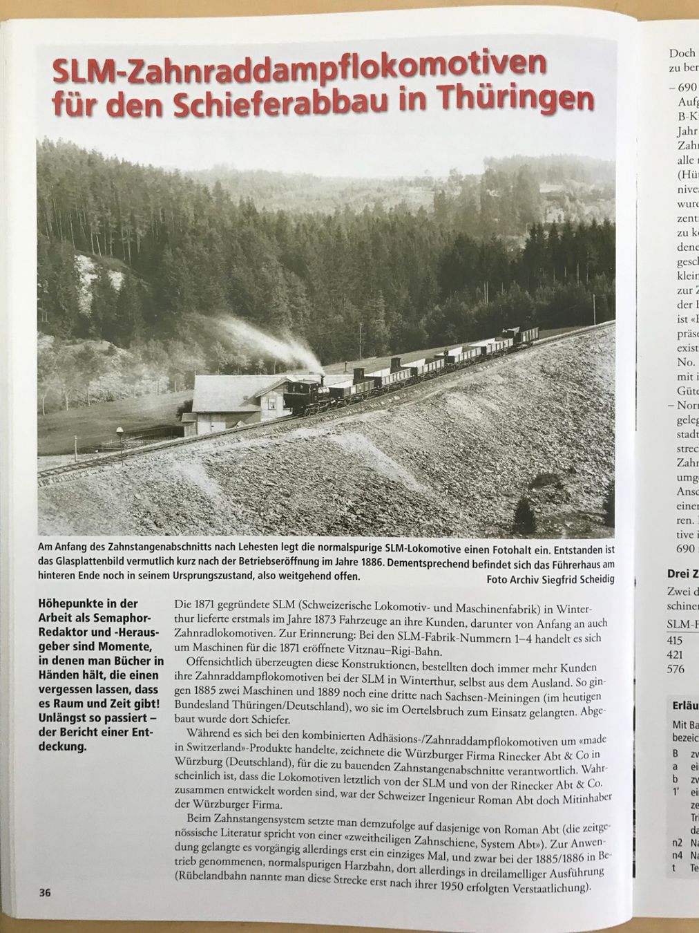 Riviste & Magazine: Semaphor Klassiker der Eisenbahn 56 Winter 2017 – Usato da Köniz venduto da vasco013 8