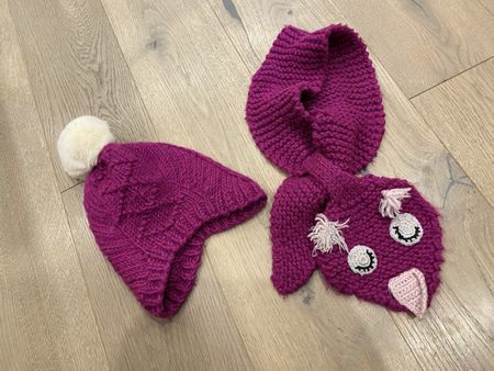 Mütze und Schal, selfmade für 1-3 jährige