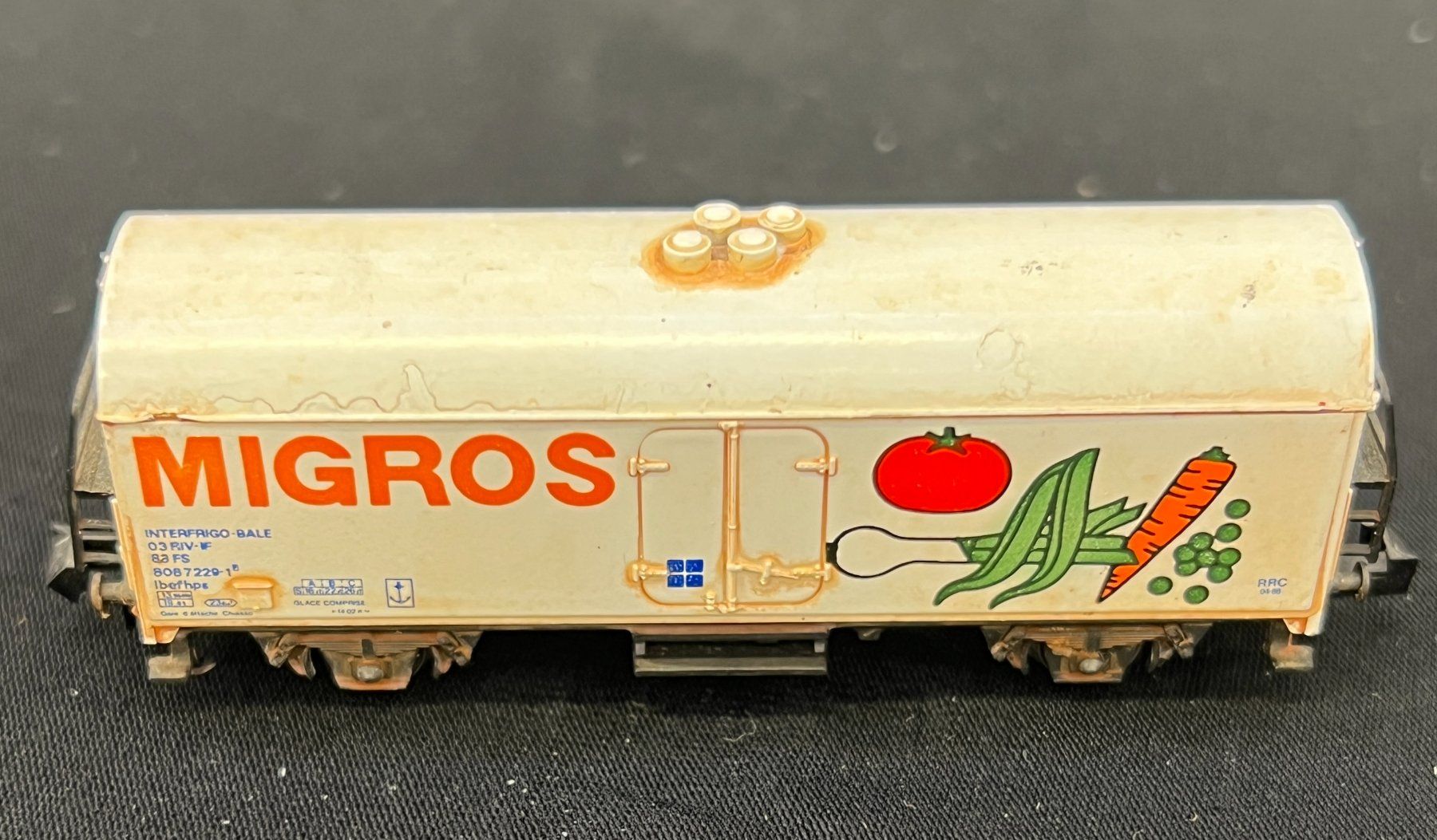 Migros Modelleisenbahnen: Migros Güterwagen – Gebraucht aus Zürich von Drahtzug 1