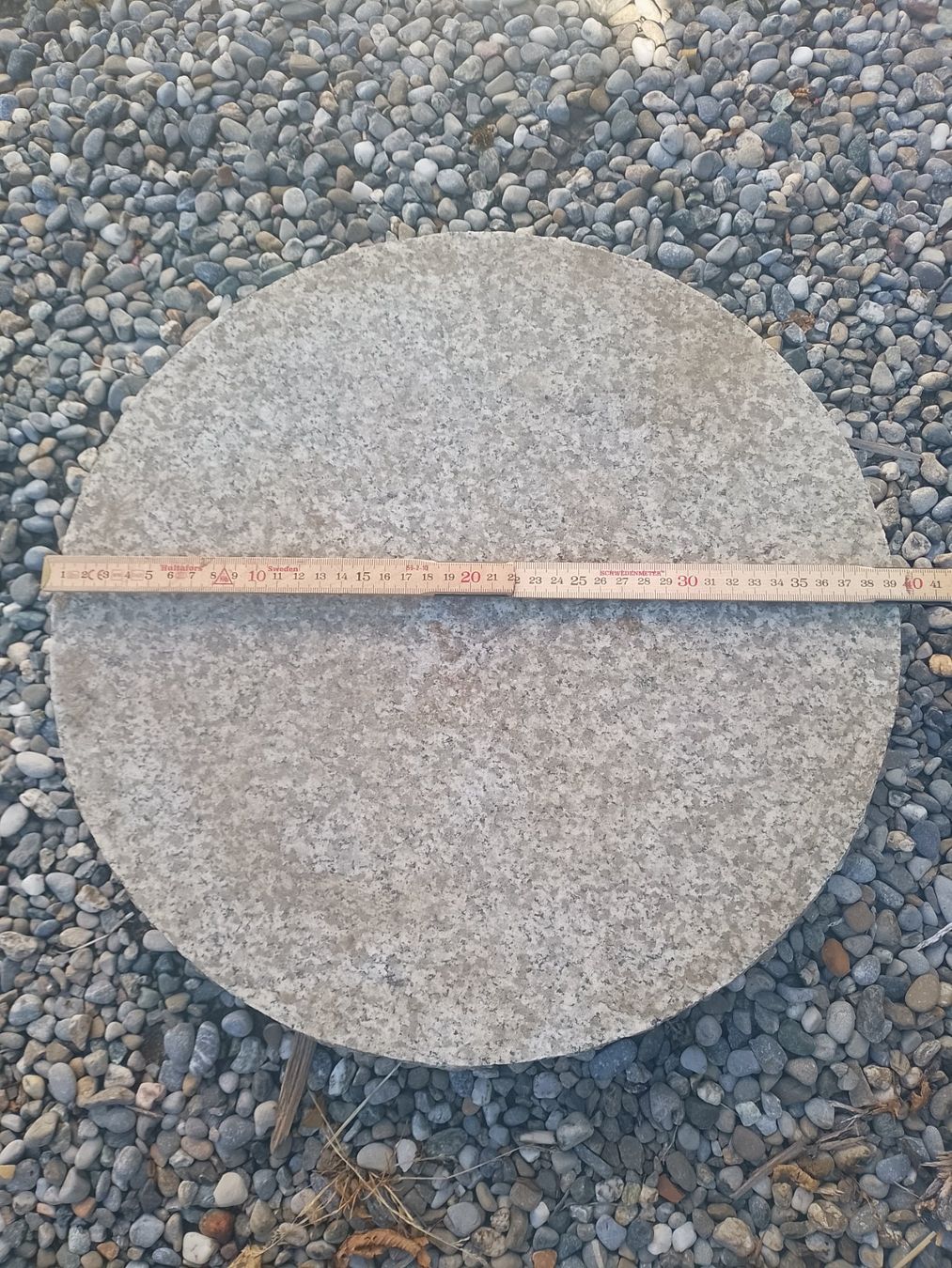 Pietre & tegole: Granit Gartenplatten 27 Stück, Rund 40 cm d – Usato da Erlen venduto da mon_78hm 3