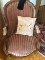 Eleganter Louis-Philippe Sessel / antiker Stil