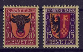 Pro Juventute, 1918, postfrisch**