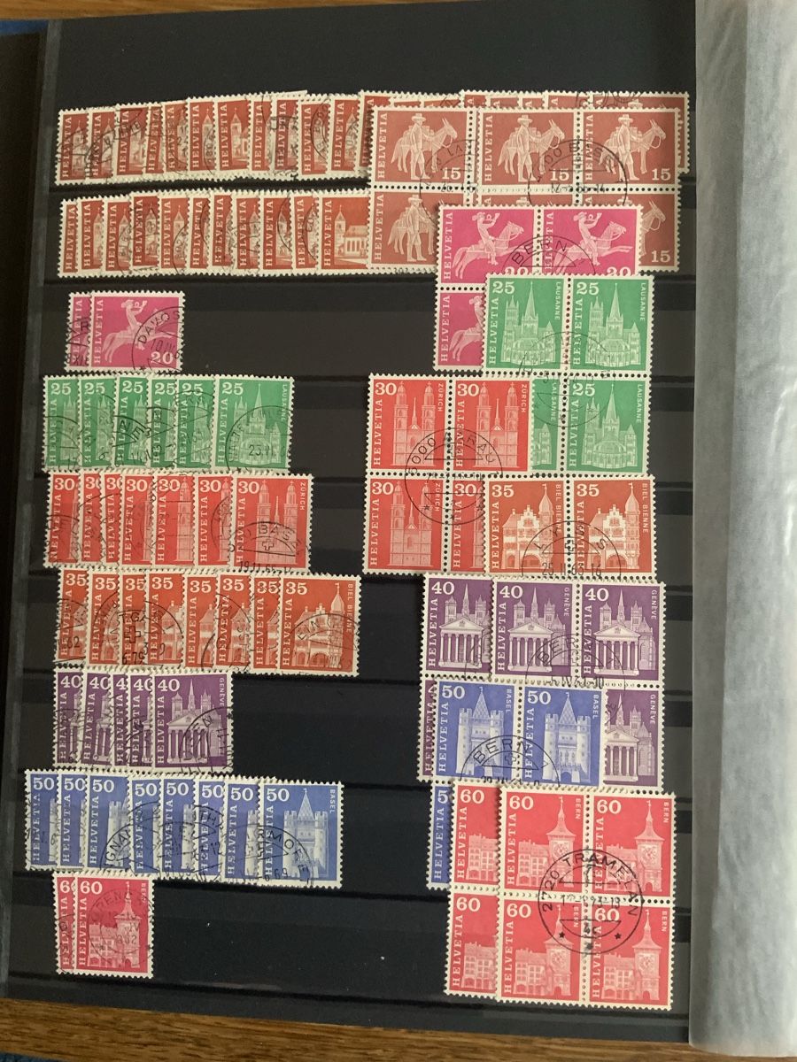 Alle Briefmarken: Briefmarken Schweiz – Gebraucht aus Binningen von chr_cr5n 3