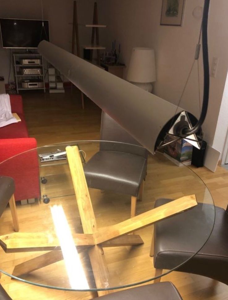 Lampade: Moderne Esstischlampe (ca. 160 cm) – Usato da Heimberg venduto da arco08 2