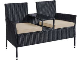 Gartenmöbel Balkonmöbel Polyrattan Bank Tisch Sofa SOFISTA