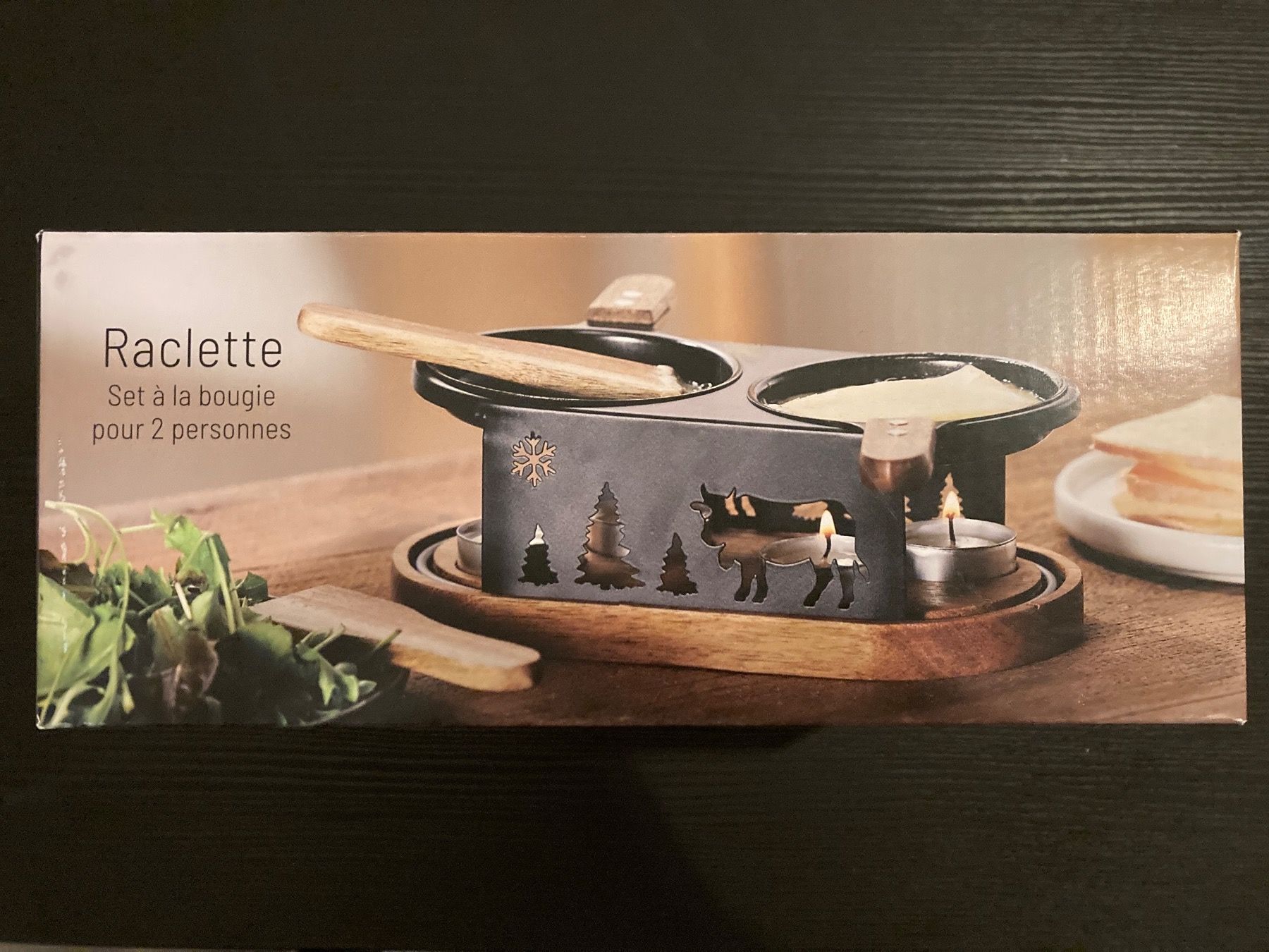 Padelle: Set à la bougie Raclette / Nature&Découverte – Nuovo e nell'imballaggio originale da Genthod venduto da daz_world