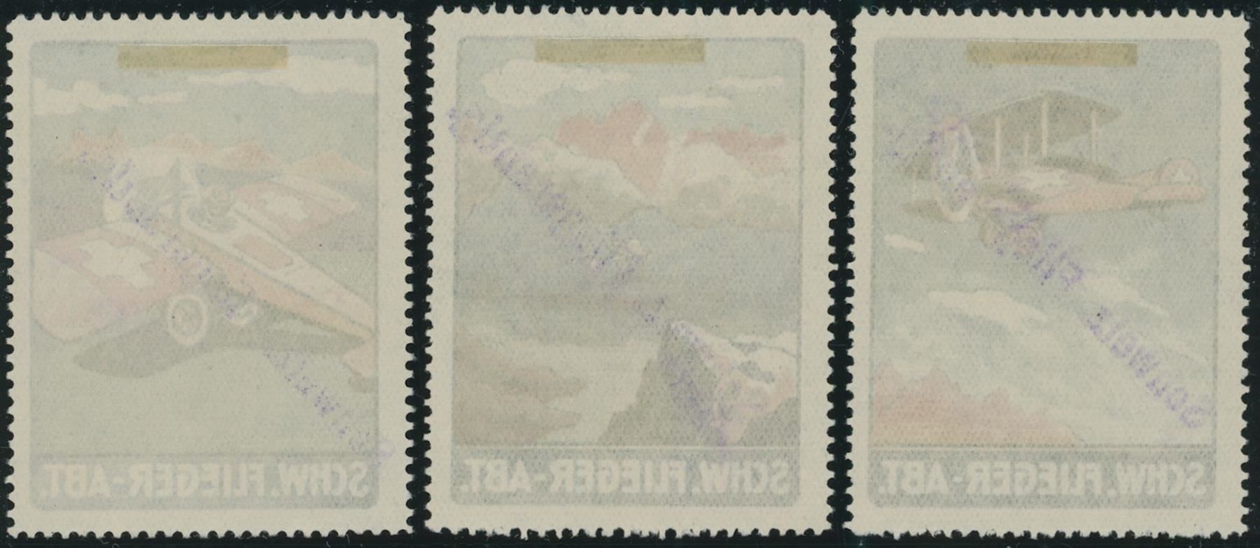 Vignettes Autoroutières: 1917 - Flugpost - Vignetten – D'occasion à Schindellegi par leecollect 1