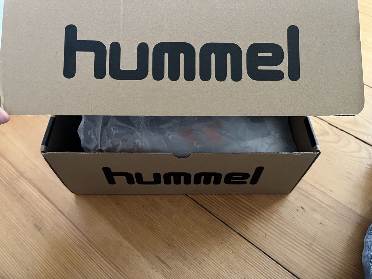 Hummel Scarpe per ragazze: Hummel Hallenschuhe Hellblau/ Pfirsich Gr. 40 – Nuovo (secondo la descrizione) da Winterthur venduto da Chring2 1