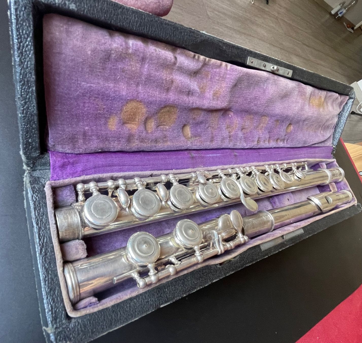 Strumenti musicali: Louis Leon Lebret ,Paris, Querflöte, 5120 , Déposé – Usato da Basel venduto da TOMFAN 1