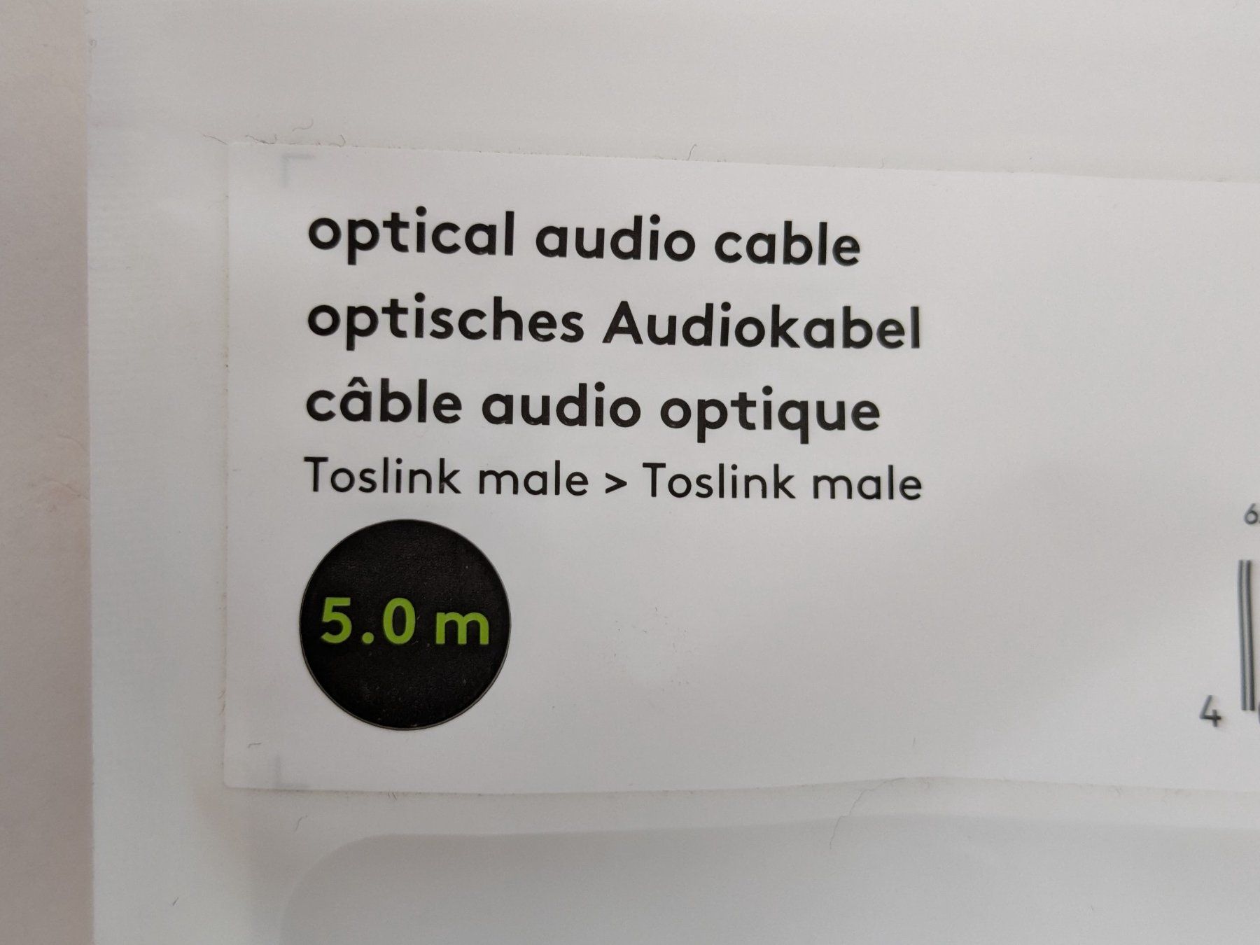 Kabel: GOOBAY optisches Audiokabel Toslink 5m – Neu (gemäss Beschreibung) aus Dintikon von Restwert_Dintikon 2