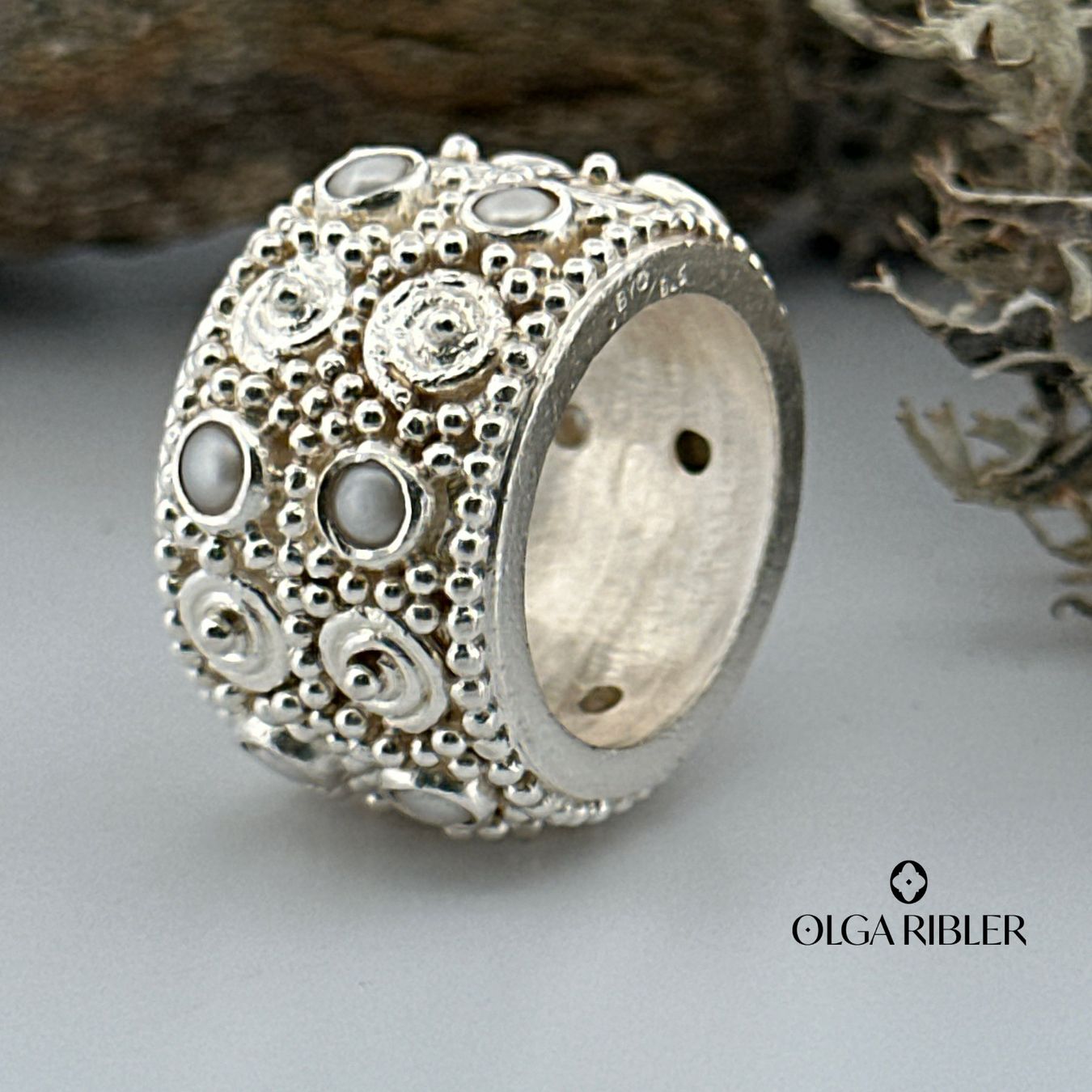 Olga Ribler Ringe: Statement Silber Ring 925  Grösse 55 – Neu (gemäss Beschreibung) aus Luzern von Schmuckoutlet 2