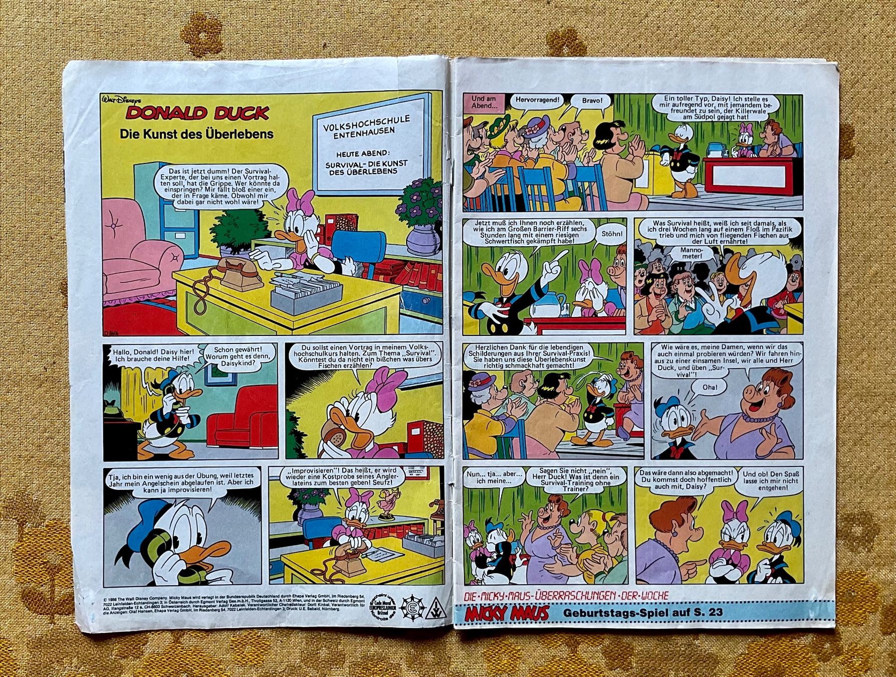 Fumetti: Micky Maus Heft Nr 34 von 1988 – Usato da Endingen venduto da nathan05 1