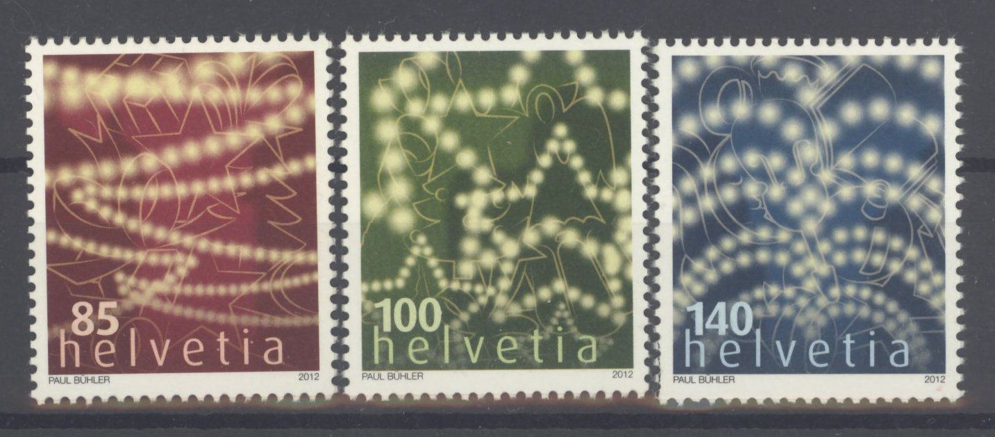 Tutti i francobolli: 2012, Sondermarken Weihnachten ** – Usato da Willisau venduto da Vollstempel