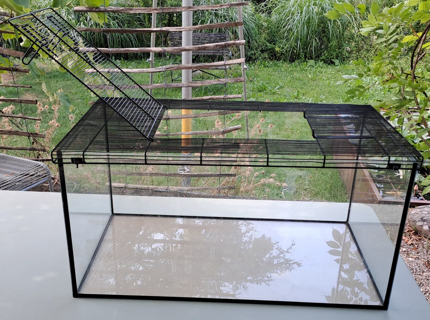 Gabbie, trasporto & Sicurezza: Hamsterheim/Hamsterkäfig Glas – Usato da Luzern venduto da Ste778