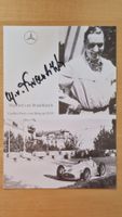 Manfred von Brauchitsch, Original Autogramm auf Foto in s/w