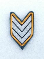 Aufnäher Hilfsdienst Funktionsstufe 1, Variante 1