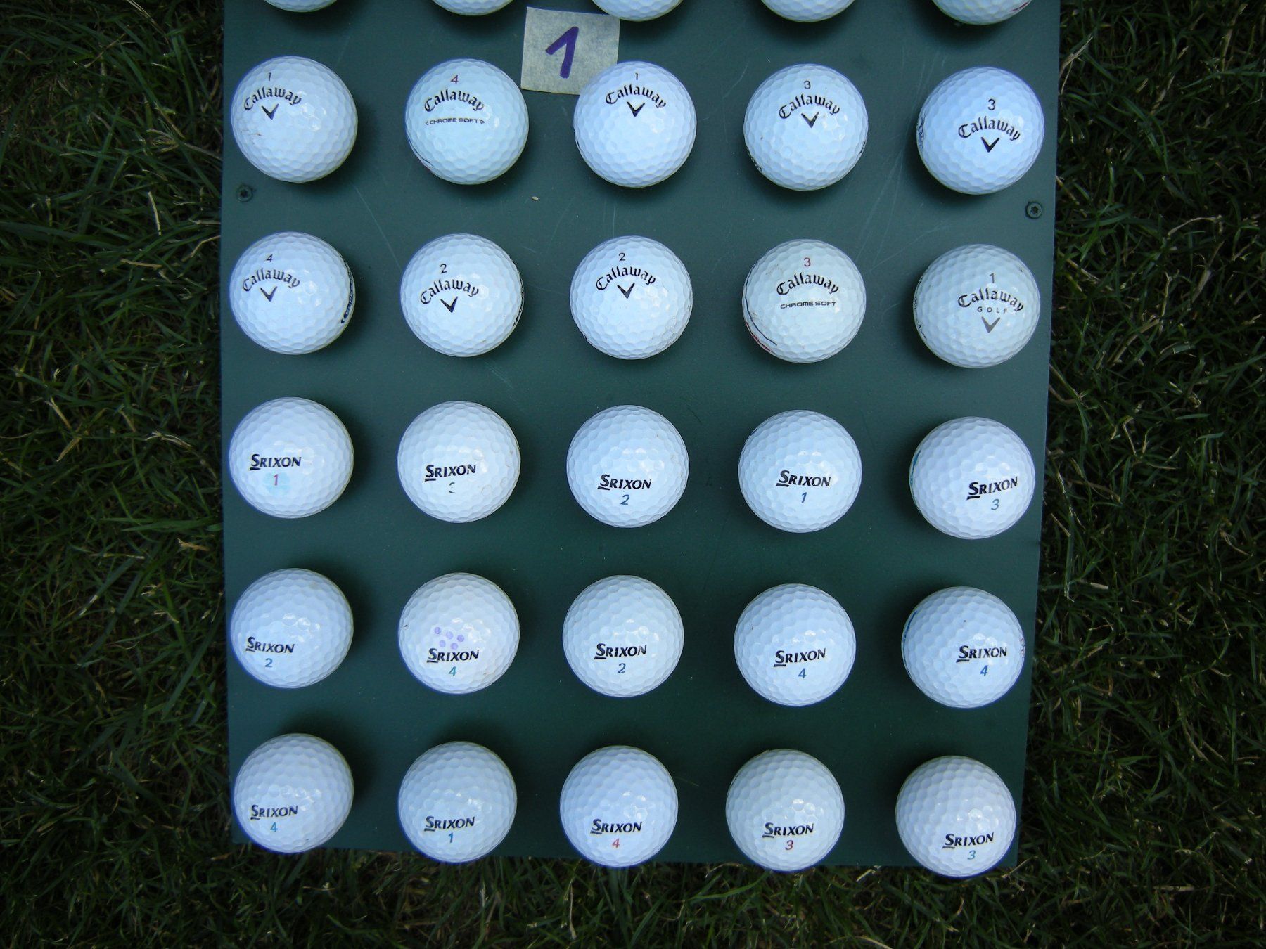 Bälle: 50 Stk. Golfbälle Golf Ball diverse Marken – Gebraucht aus Holziken von Rupe 2