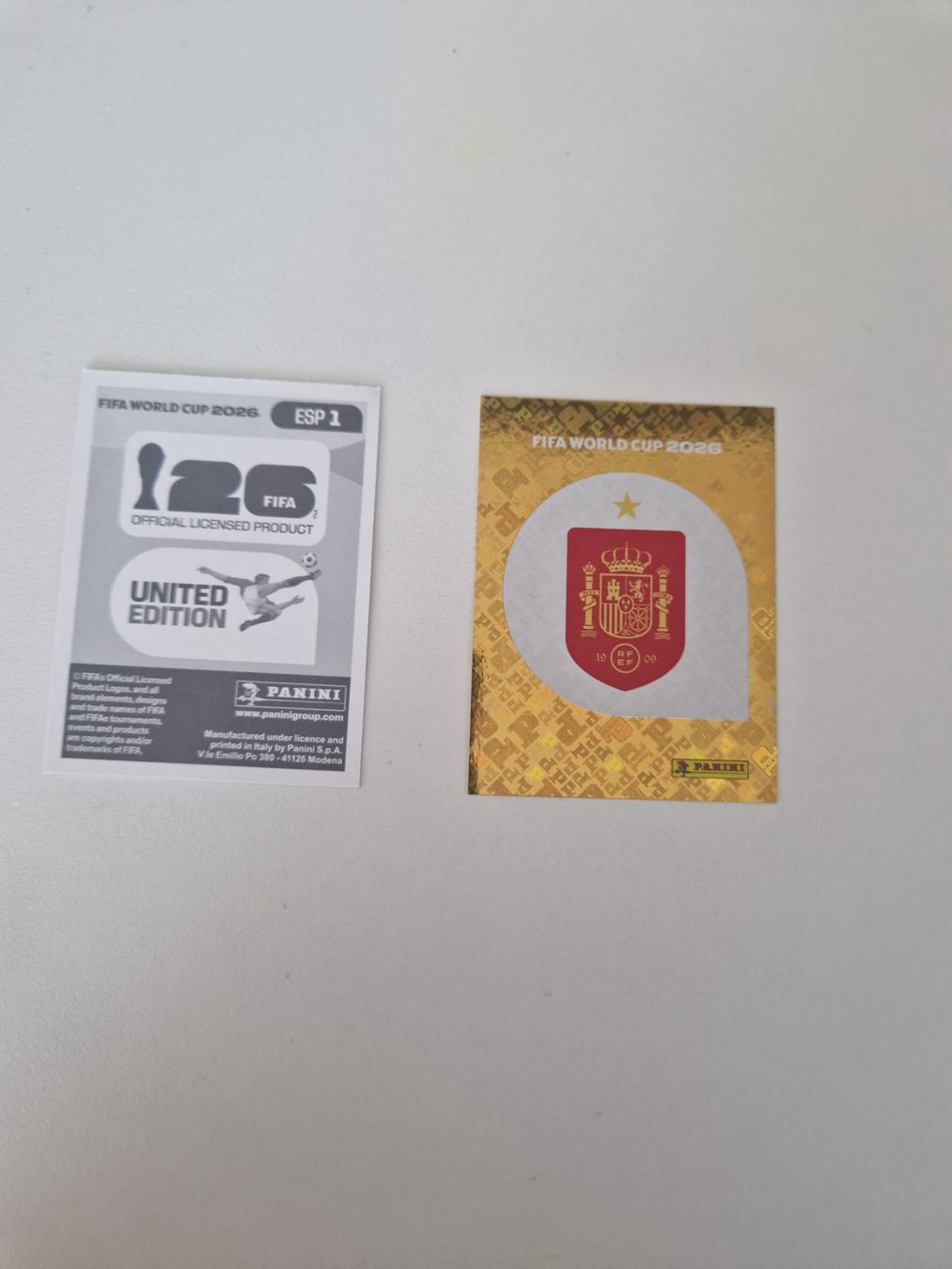 Panini Cartes à collectionner: Panini Sticker ESP1 – Neuf (Voir description) à Stüsslingen par white_angel86