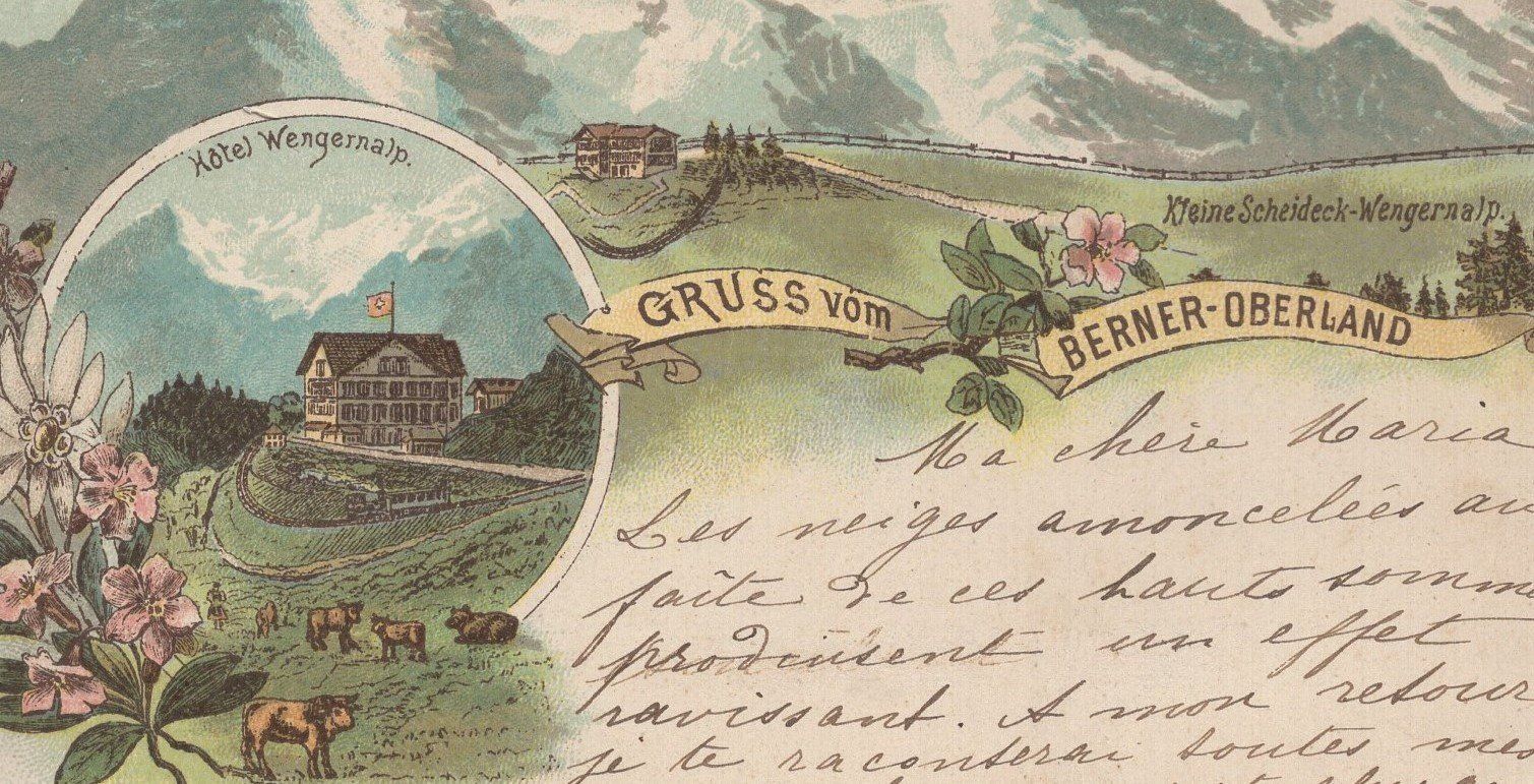 Cartoline postali: Gruss vom Berner Oberland – Difettoso da Aarau venduto da kufi44 1
