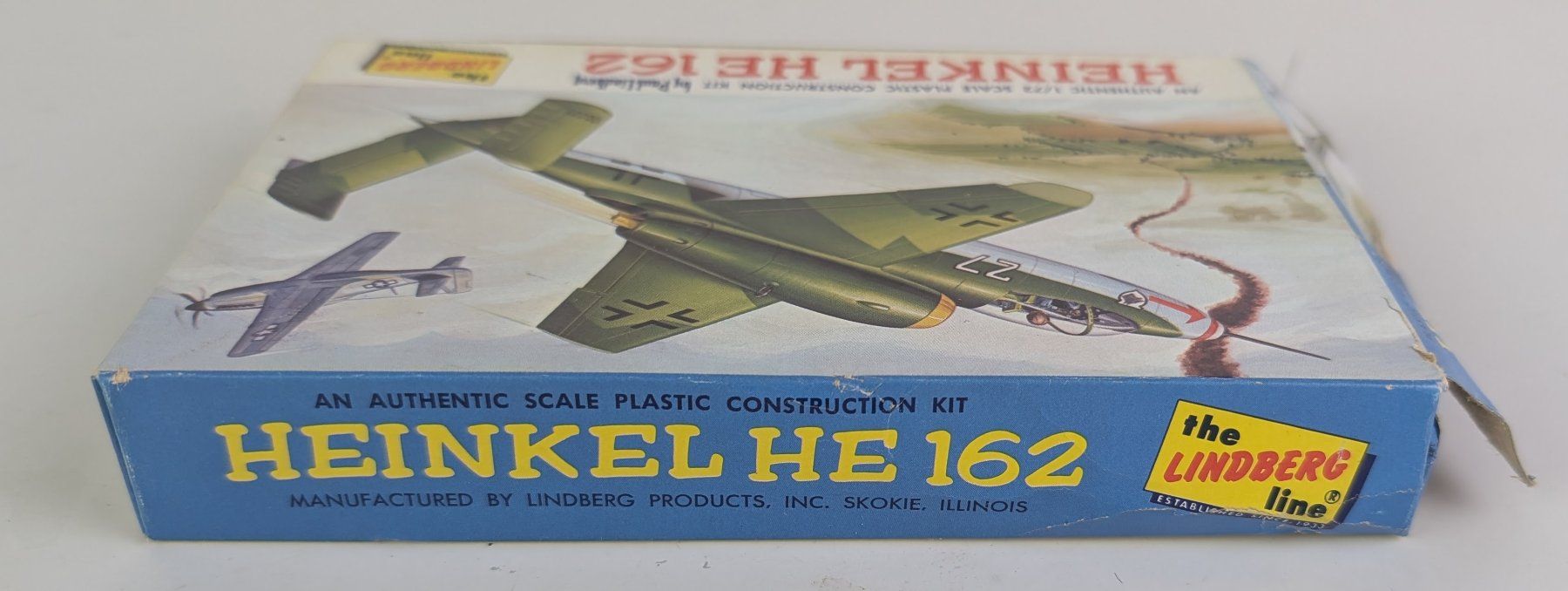 Kit di modellismo & Modellini statici: 1965 Lindberg 1/72 Scale Heinkel HE 162 Model Kit – Nuovo (secondo la descrizione) da Zürich venduto da 1.Simon 3