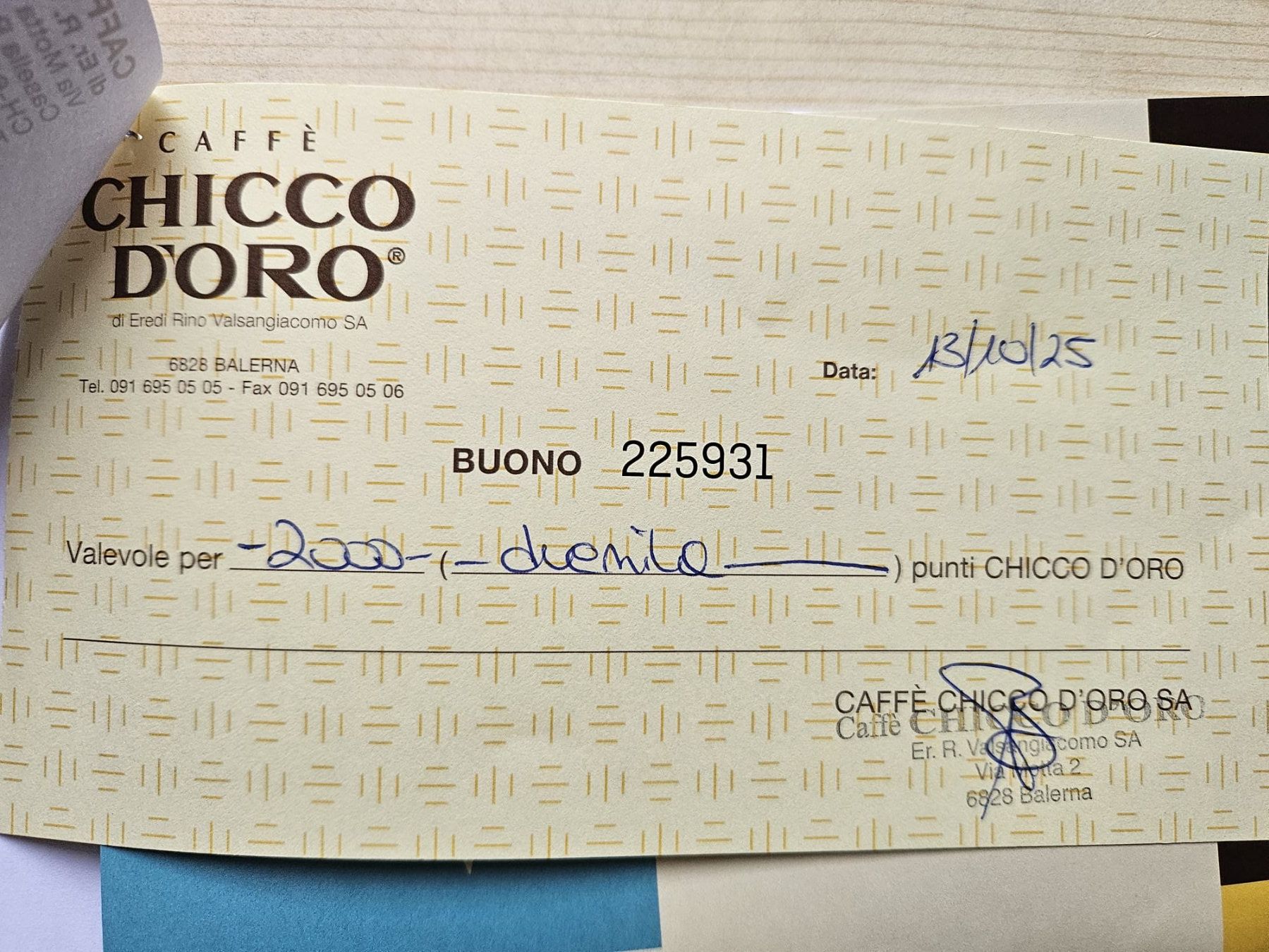 Chicco Raccolte di bollini & punti: Chicco D'ORO 2000 Punkte Gutschein – Nuovo (secondo la descrizione) da Pfeffingen venduto da nespel