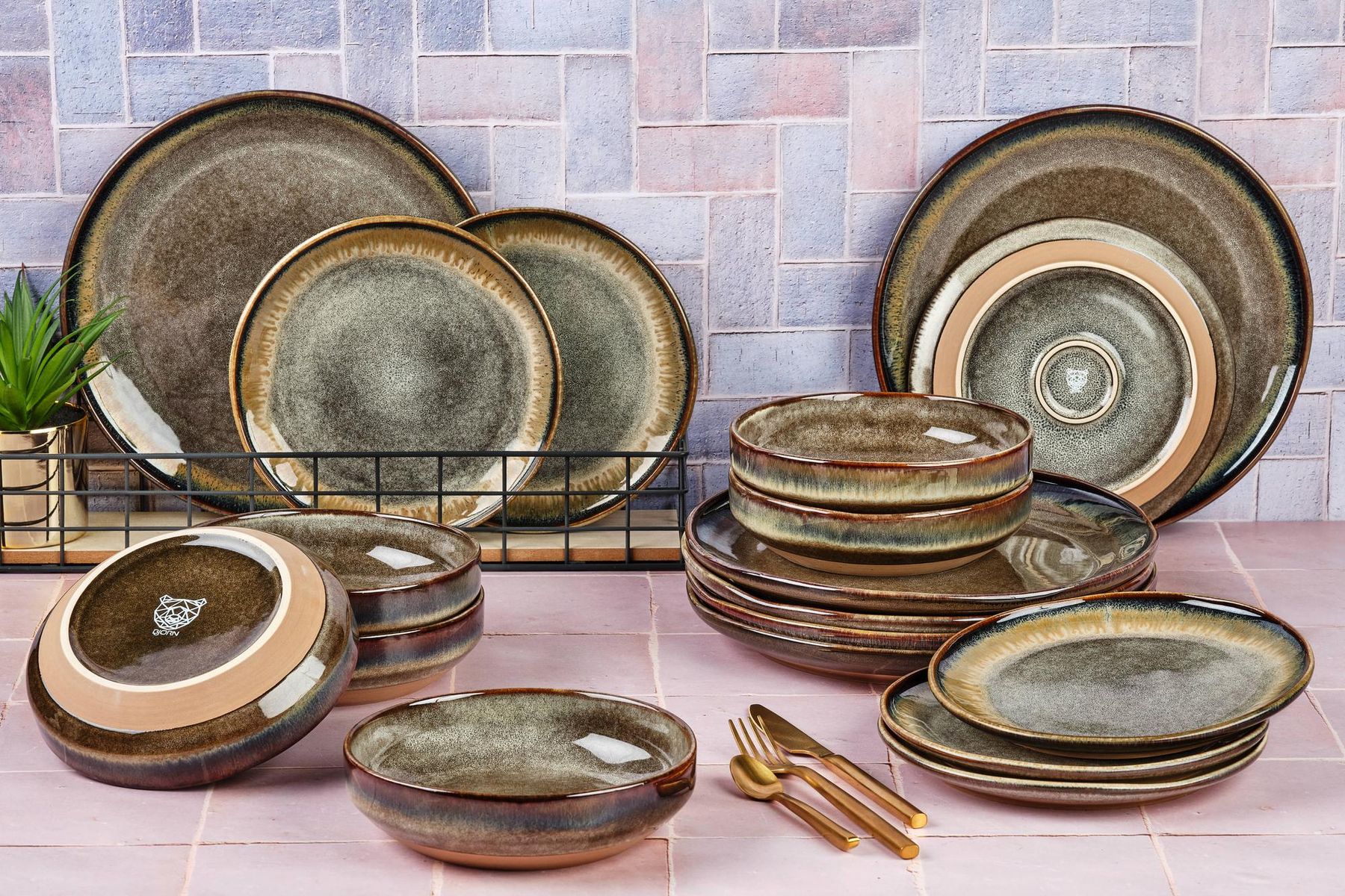 Set di piatti: Geschirr-Set GENESIS – Nuovo e nell'imballaggio originale da Bremgarten AG venduto da simpliCH 2