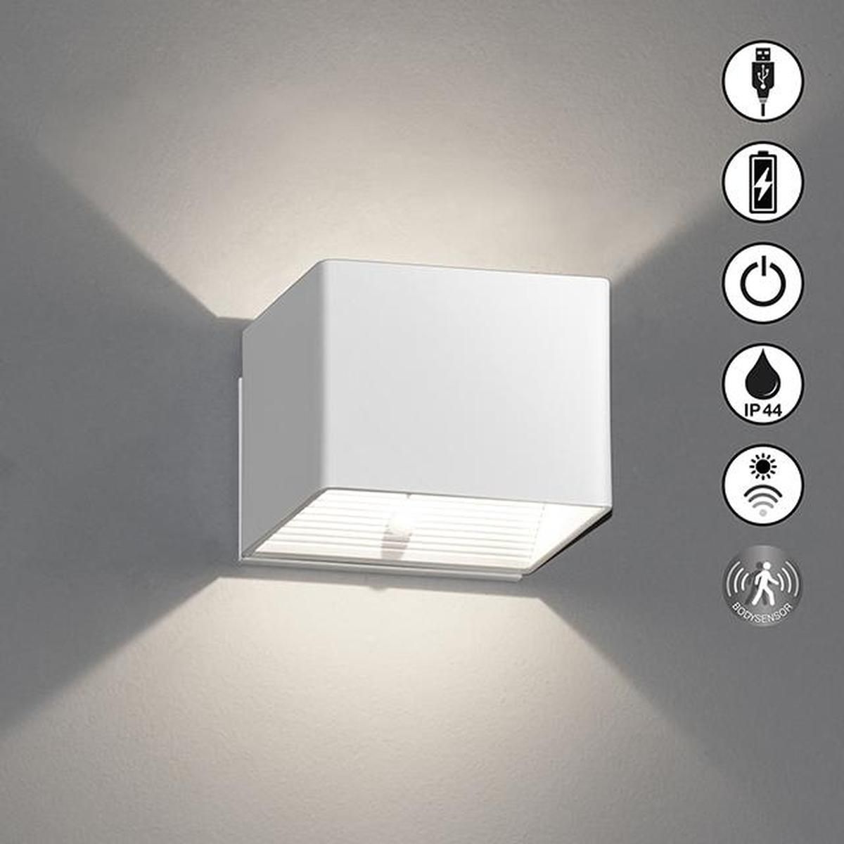 Lampen: LED Aussen Wandleuchte Weiss 11 cm Breit – Neu (gemäss Beschreibung) aus Kreuzlingen von Smart-Light