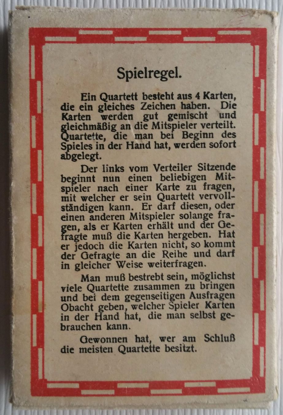 Giochi: Der Struwwelpeter - Quartett mit 20 Spielkarten, 1950-60 – Usato da Oberriet SG venduto da ganesh435 1