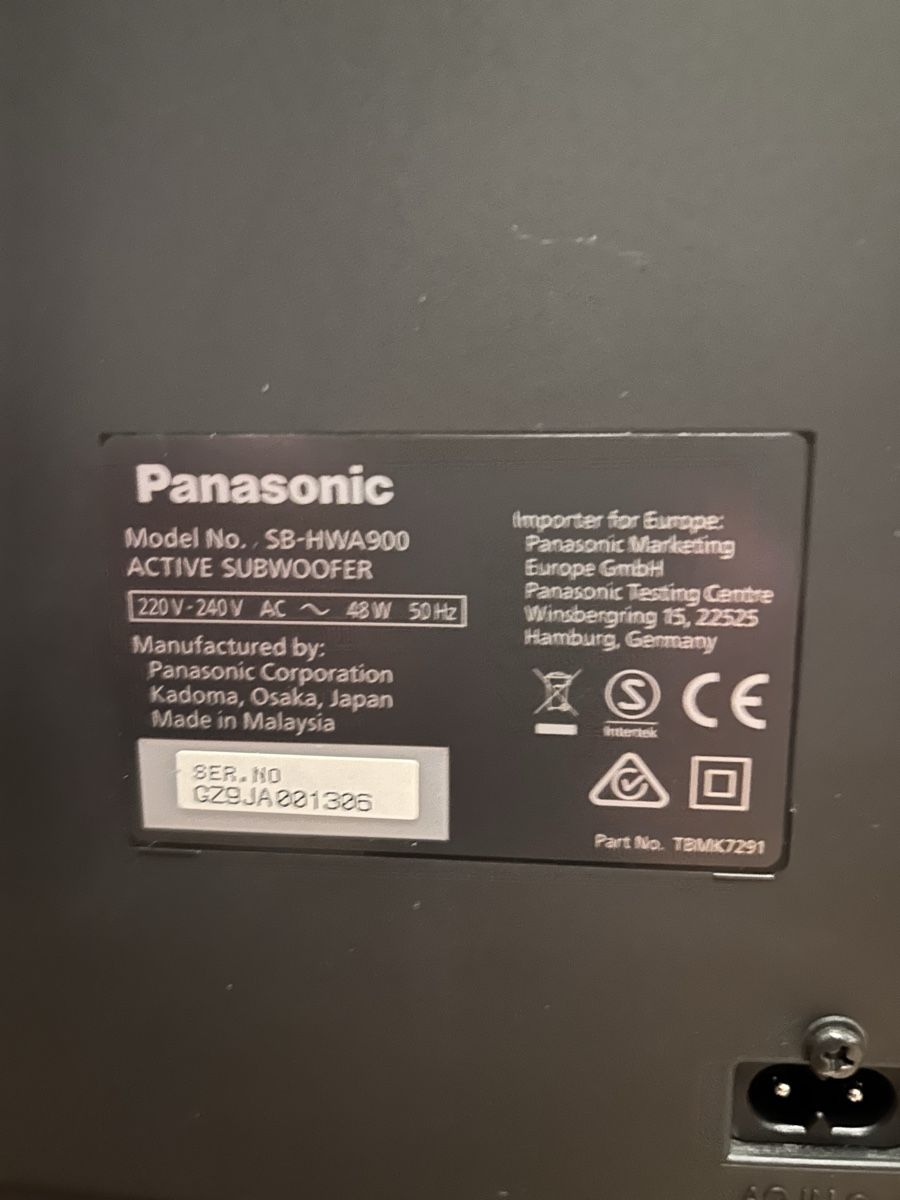 Panasonic Home Cinema: Panasonic Soundbar 3.1 mit Funksubwoofer – Usato da Leuk-Stadt venduto da rit_26m2 5