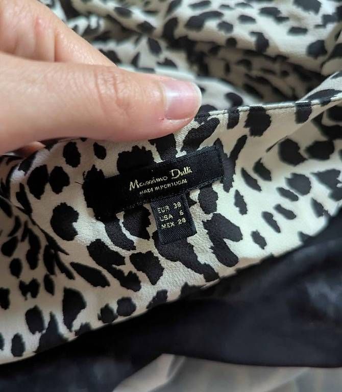 Massimo Dutti Vestiti: Massimo Dutti Leopard Print Wrap Dress – Usato da Zürich venduto da ale_ht7x 1